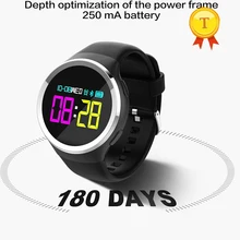 Высокое качество красочные oled экран длительным временем ожидания умный браслет на запястье поддержки сердечного ритма мониторящий сон обнаружения анти-потерянный