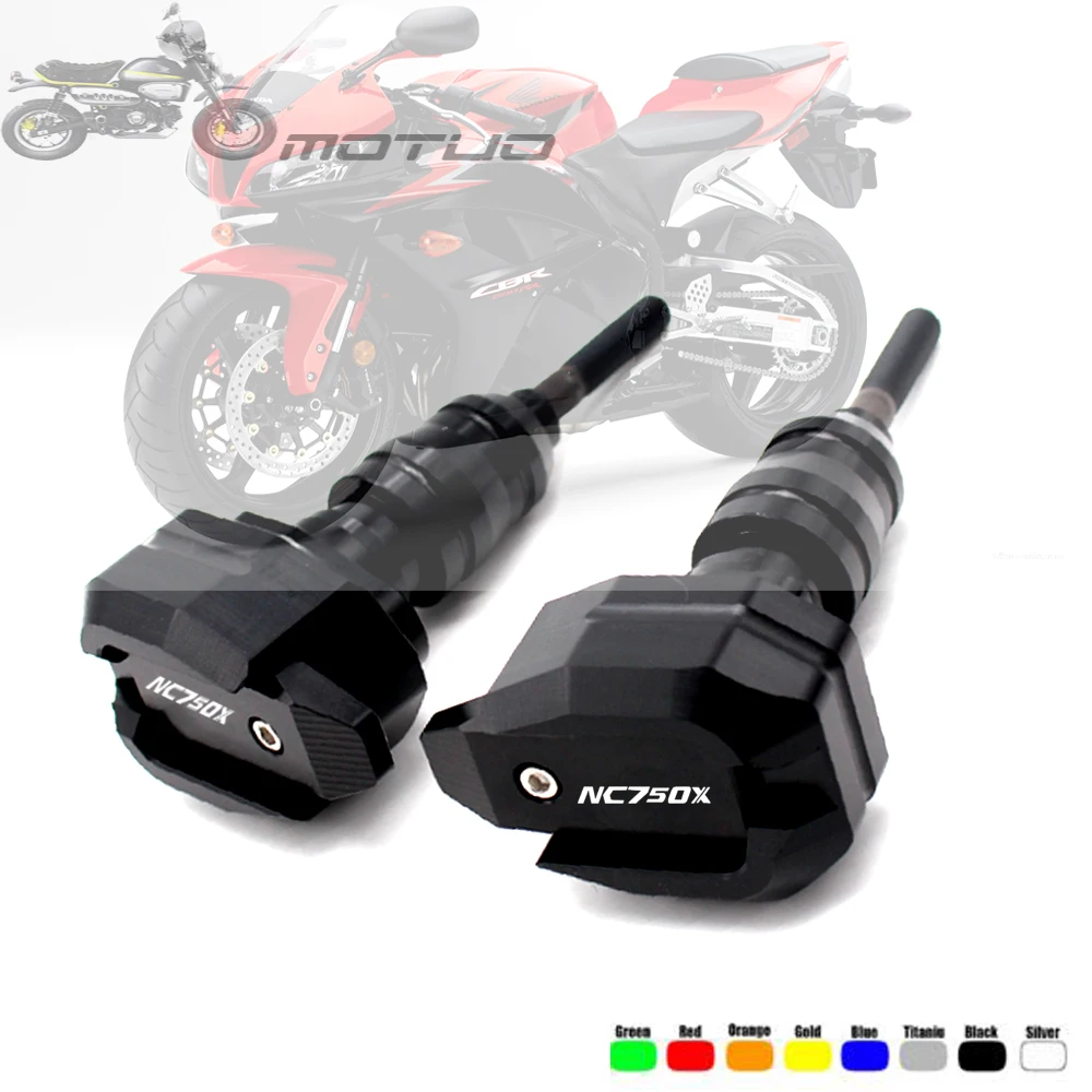 

Aluminum CNC For HONDA NC 750X NC750X 2014-2018 Extended Frame Sliders Crash Protectors Motorcycle Fairing Guard cover