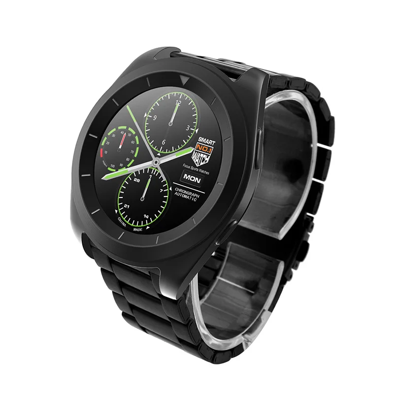 № 1 G6 Смарт-часы MTK2502 Smartwatch Спорт трекер Bluetooth 4,0 вызовов бег монитор сердечного ритма для IOS и Android - Цвет: Steel Black