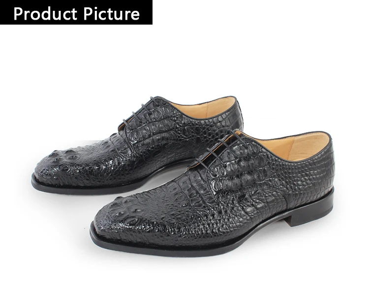 Vikeduo/2019 Лидер продаж Роскошные ручной работы черный крокодил обувь мужской дизайнер пояса из натуральной кожи под платье свадебная вечерин
