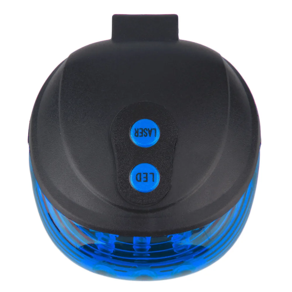 Clearance Hot 5 LED Ultra Bright Laser Beam MTB Mountain Bicycle Bike Cycling Rear Tail Warning Lamp Light Bike Accessories 13
