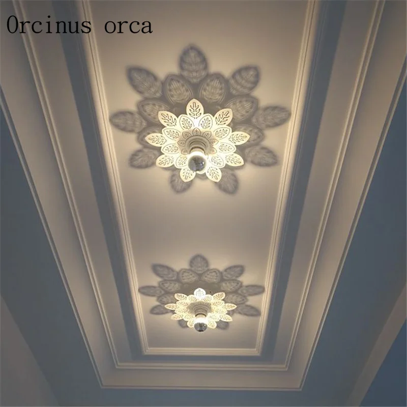 

Nordic modern Simple circular ceiling lamp living room bedroom children's roo m color creation LED ceiling lamp free shipping