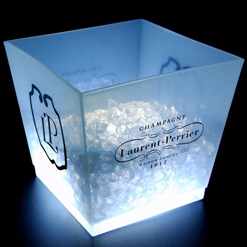

New Large 10L LED Ice Bucket Charging Wine Cooler Color Changing Champagnes Wine Rack Drinks Bottle Wine Holder Bar/Night Party