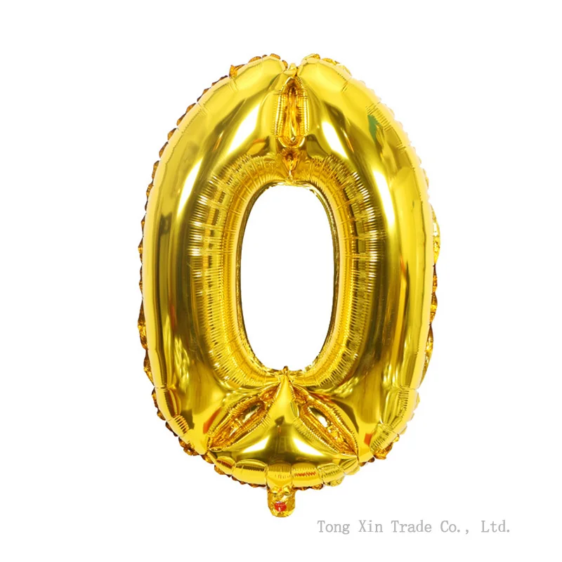 40 Inch Number Balloons Birthday Party Decorations Kids Big Aluminium Film Balloons Birthday Party Decorations Adult