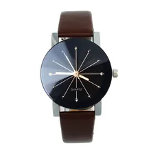 Kvalitní unisex hodinky s koženým náramkem