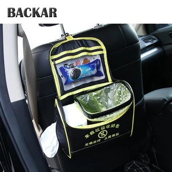 

BACKAR Car Styling Polyester Garbage Storage Bag Trash Box Accessories For Chevrolet Aveo Captiva Passat Abarth Volkswagen 4 5 7