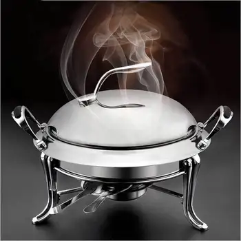 

Chinese stainless steel household suit commercial alcohol stove small chafing dish solid fuel outdoor boilersmall dry hot pot