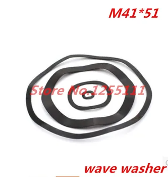 

100pcs/lot 41 x 51mm 41mm Spring Wave Washer M41*51 corrugated flexible gasket Thickness 0.5mm