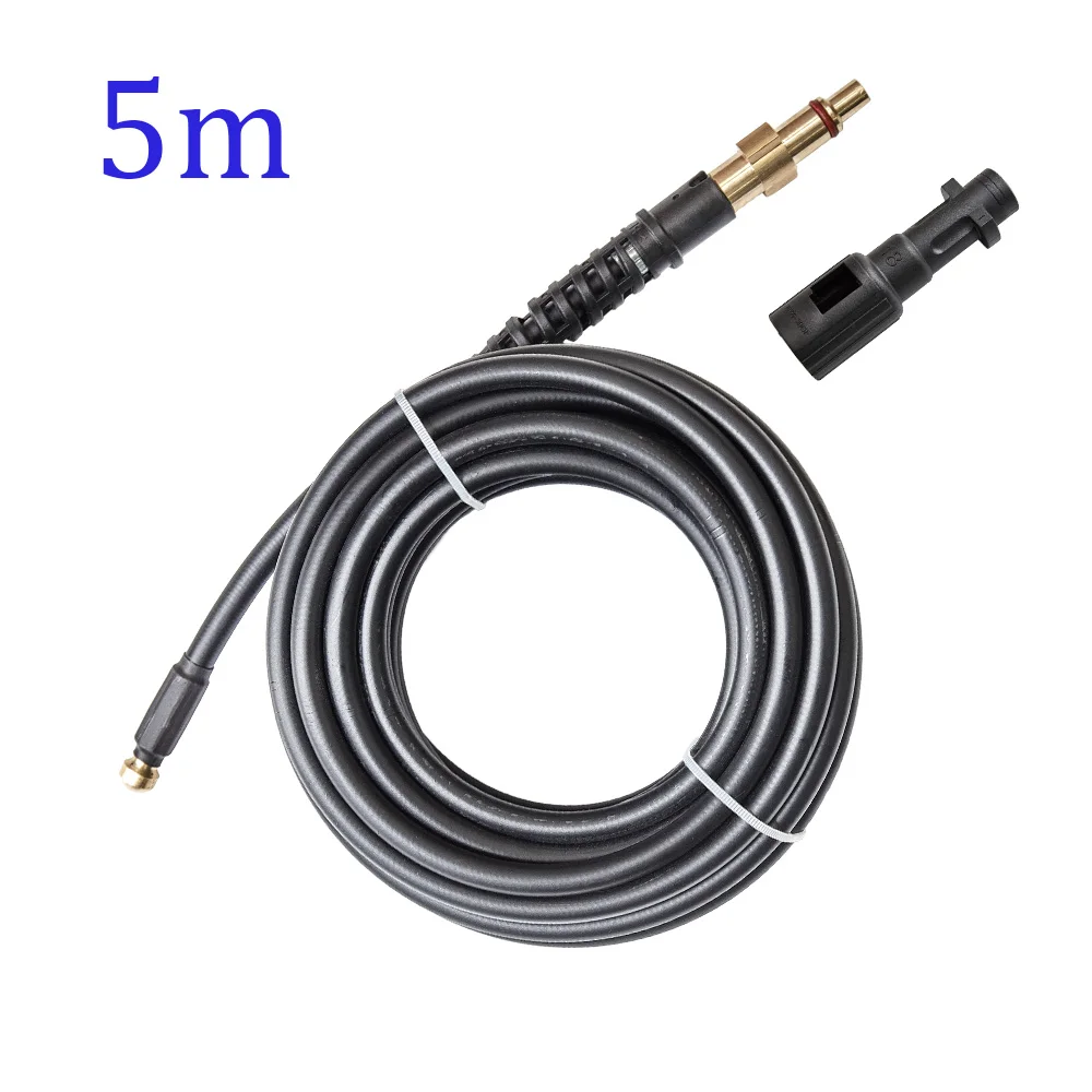 

5m High Pressure Hose Water Pipe Sewer Cleaning Hose for Karcher K2-K7, for Lavor High Pressure Washer Cleaner