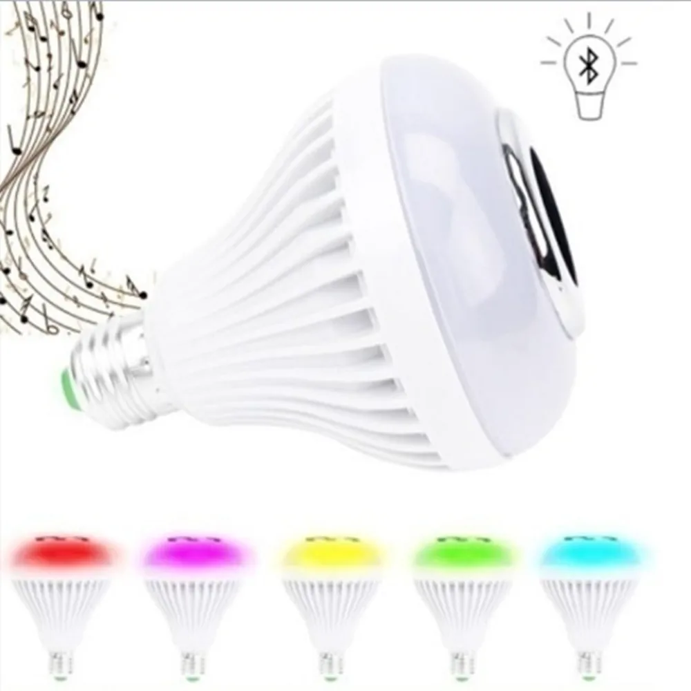 

LED Light RGB Color Bulb E27 Wireless Bluetooth Speaker Music Player Stage Home Party Decoration LED Bulb
