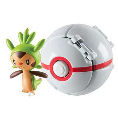 TAKARA TOMY Покемон мультфильм Pika Chespin Fennekin Froakie фигурки с мячом фигура аниме коллекции детские игрушки подарки - Цвет: no box