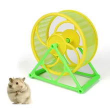 Домашний хомяк бегущая крыса Ежик маленький питомец игрушки для упражнений Спортивное колесо питомец Бесшумная клетка игрушка хомяк клетка хомяк аксессуары