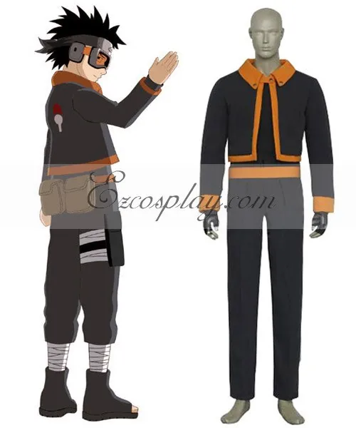 Naruto Obito Uchiha Young Boy Cosplay Costume E001 - Cosplay Costumes -  AliExpress