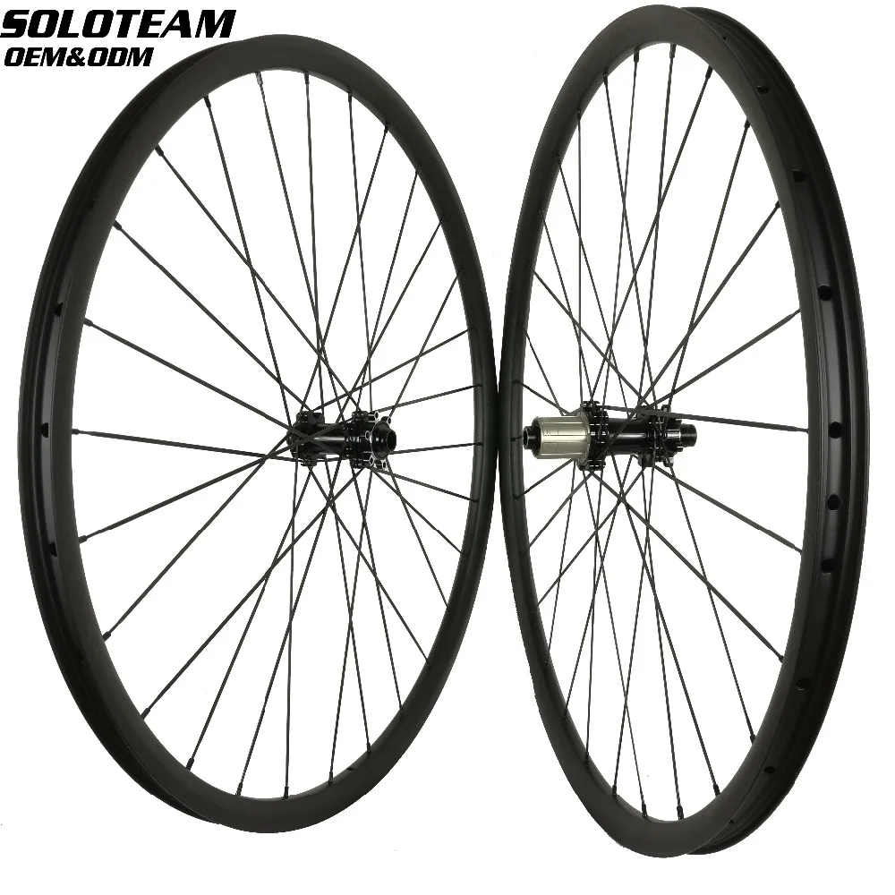 27 мм * 23 XC/AM 29er 650B 26er углеродная колесная пара безкамерная совместимая горная mtb