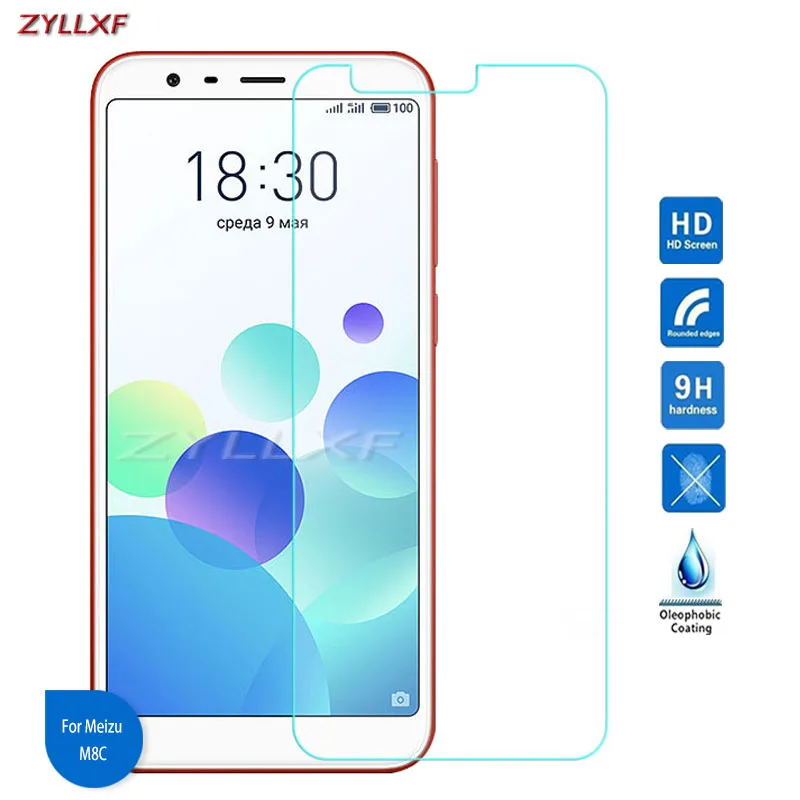 Для Meizu M8C защитная пленка из закаленного стекла 9H 2.5D 5 45 дюймов Взрывозащищенная