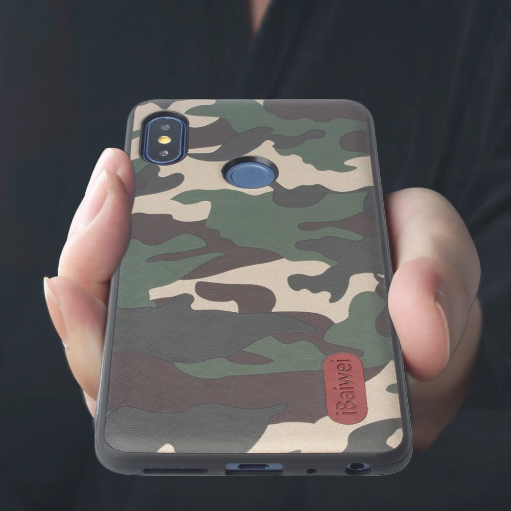 Камуфляжный чехол для Xiaomi Redmi Note 6 5 Pro 6A Plus 4 4X 5A S2 мягкая задняя крышка из ТПУ Mi A1 A2
