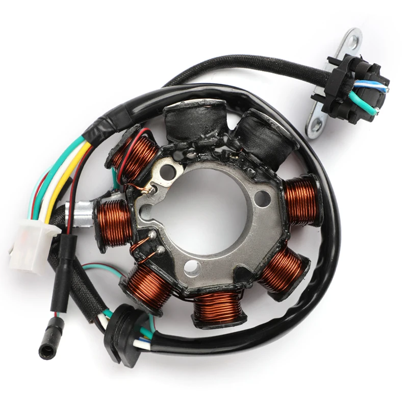 

Areyourshop Motorcycle Generator Stator 12V 8 Poles For Honda CT110 Postie Bike 91-13 31120-459-921 Motorbike Coil Accessories