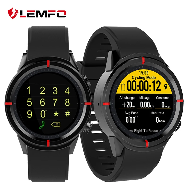 LEMFO GW12 Smart Watch MTK2503 Smartwatch Heart Rate Monitor Watch Phone Sport Smartwatch GPS for IOS