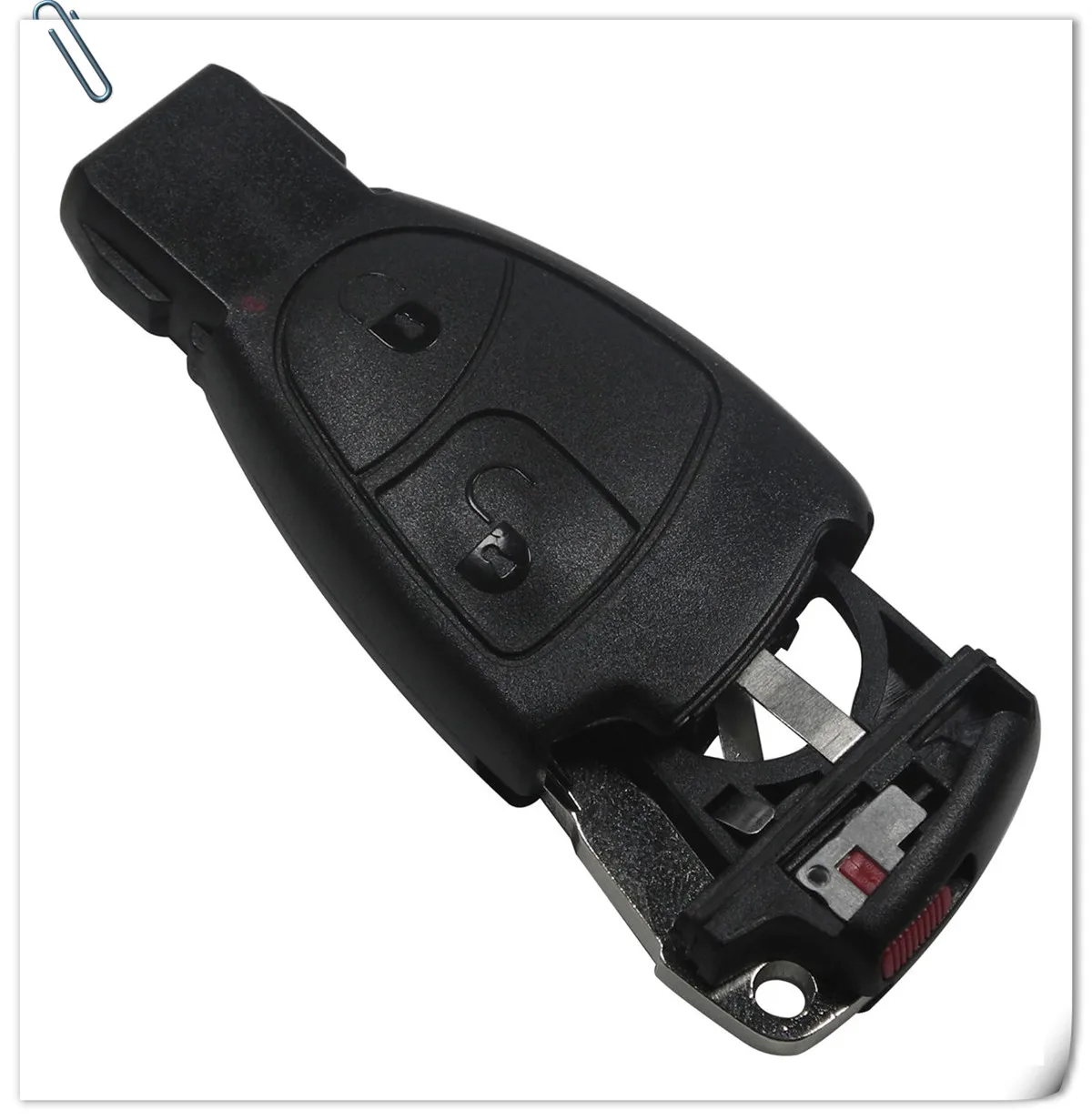 Keyforkess Smart Car Remote Key Case Fob Shell per Mercedes Benz MB C E ML S SL SLK CLK AMG pulsanti 2/3/4 lama morsetto batteria 8 Keyforkess Smart Car Remote Key Case Fob Shell per Mercedes Benz MB C E ML S SL SLK CLK AMG pulsanti 2/3/4 lama morsetto batteria - HTB1aKjrbRWD3KVjSZKPq6yp7FXaY