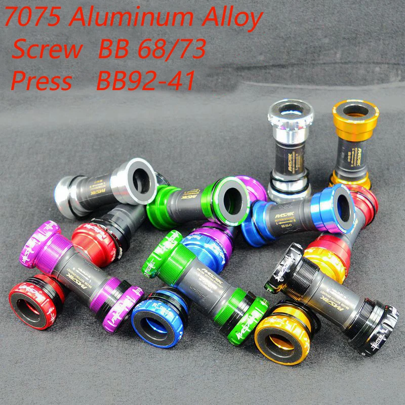 

BB92-41 Bearing Bottom Bracket Screw Type 68/73 mm Bicycle Axis MTB Road Bike Bottom Bracket Waterproof CNC Alloy BB