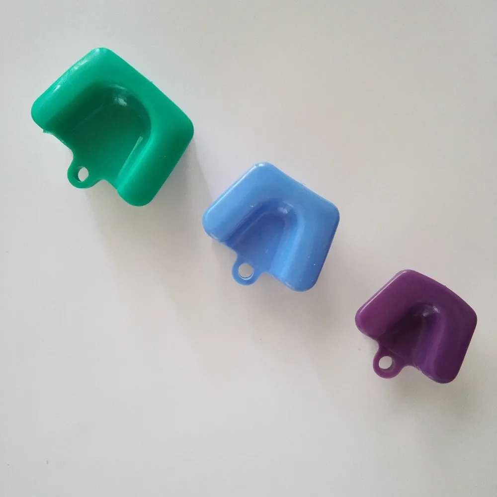 3 Pcs/set Dental Autoclavable Silicone Occlusal Pad Latex Mouth Prop