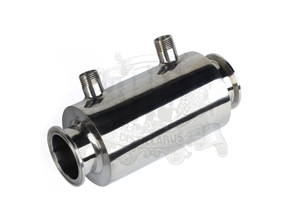 2 OD64 Dephlegmator Condenser Reflux stainless steel 304 tri clamp connection OD64