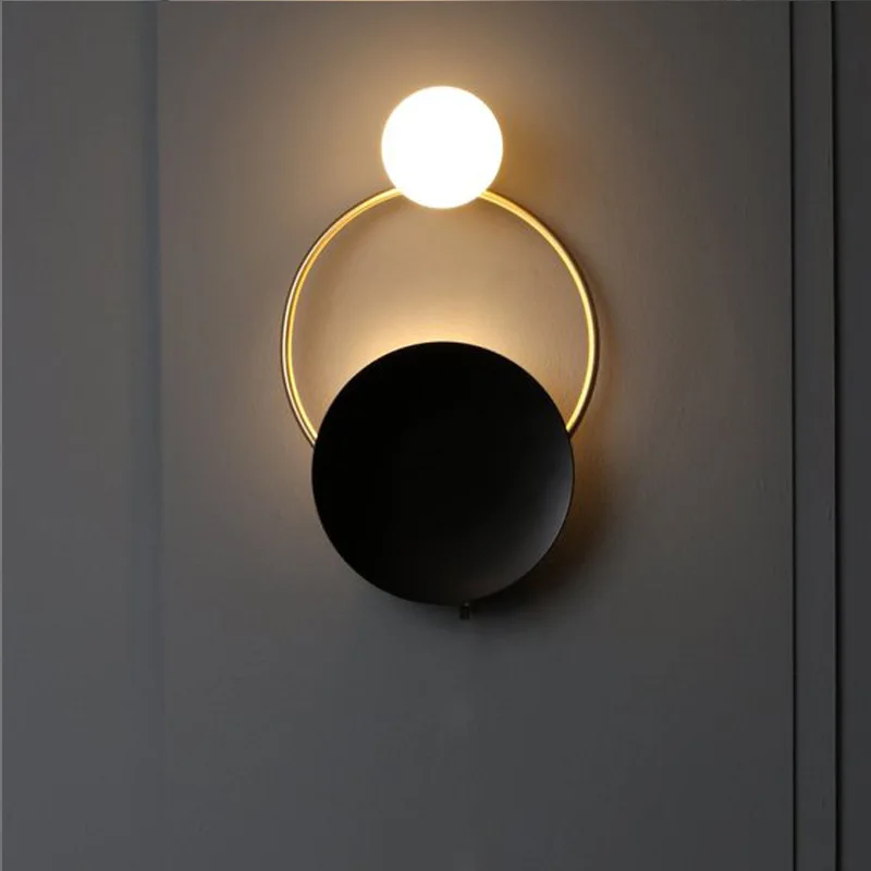  Novelty 2 Lights Led Wall Light Sconce Nordic Indoor Lighting Bedroom Parlor Aisle Wall Lamps Light - 32961545491