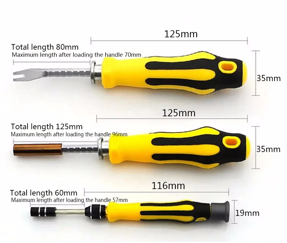 HAZET 803-55 Slot Profile Trinamic Screwdriver with Burnished Tips Chrome-Plated