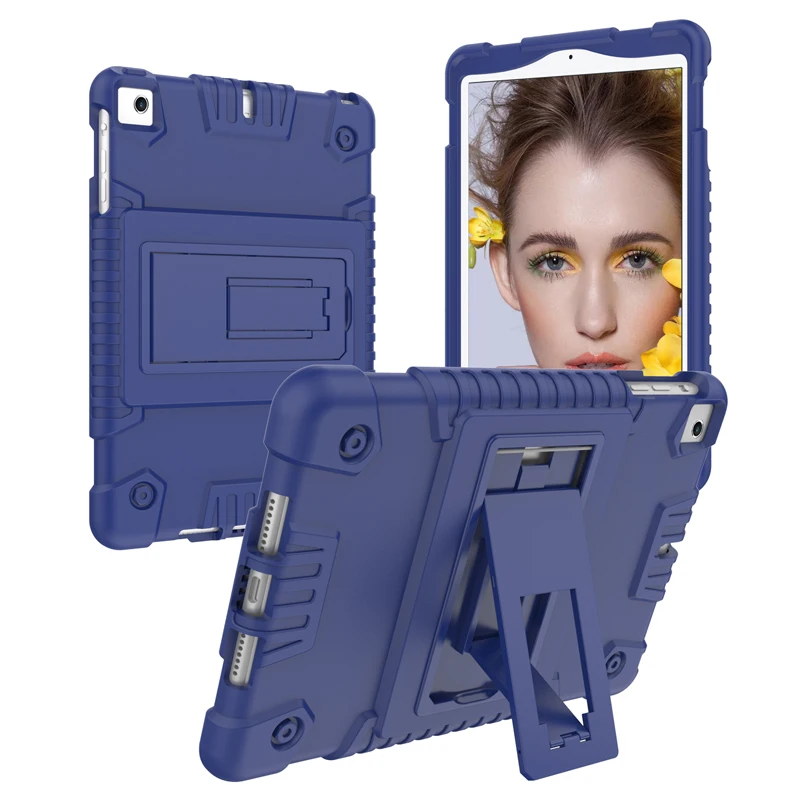 Newest Silicon PC Stand Back Cover for iPad mini 1 2 3 Universal Simple Shockproof Soft Shell Case Apple mini4 mini5 | Компьютеры и