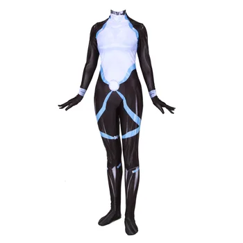 

X-men Neena Thurman Domino Superhero Cosplay Costume Zentai Bodysuit Suit Jumpsuits Adult Kids