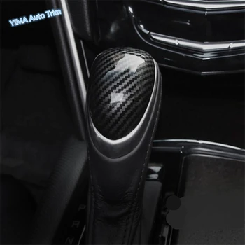 

Lapetus Car Styling Gear Shift Knob Head Glove Hand Cover Trim 1 Piece ABS Fit For Cadillac XTS 2015 - 2019 Carbon Fiber Look