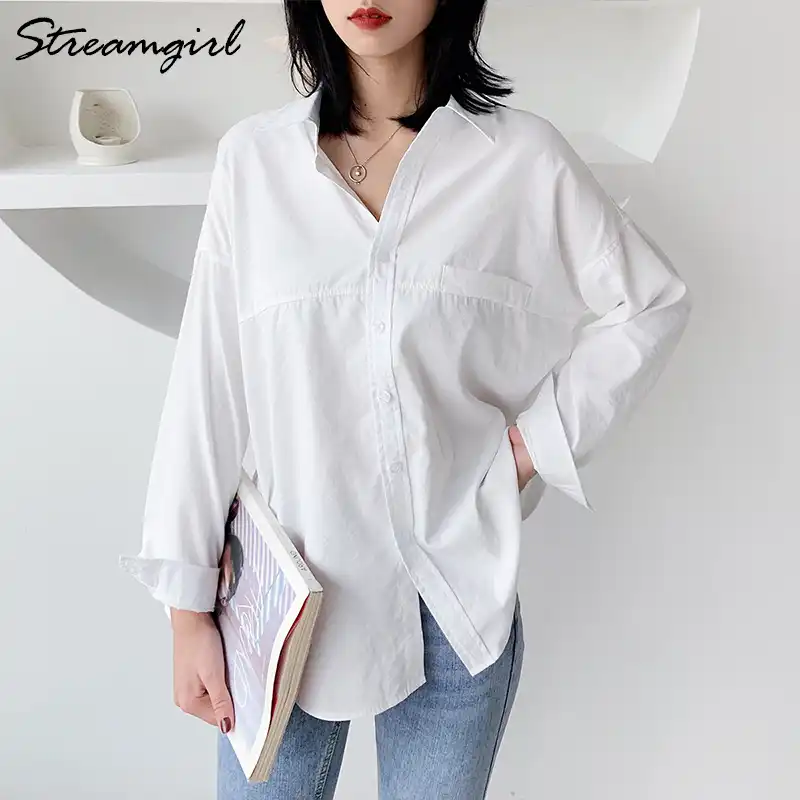 oversized white tee womens