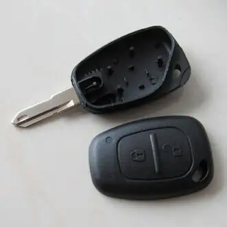 Замена ключа автомобиля заготовки для Renault Traffic/Master/Vivaro/Movano/Kangoo 2 кнопки дистанционного ключа Shell