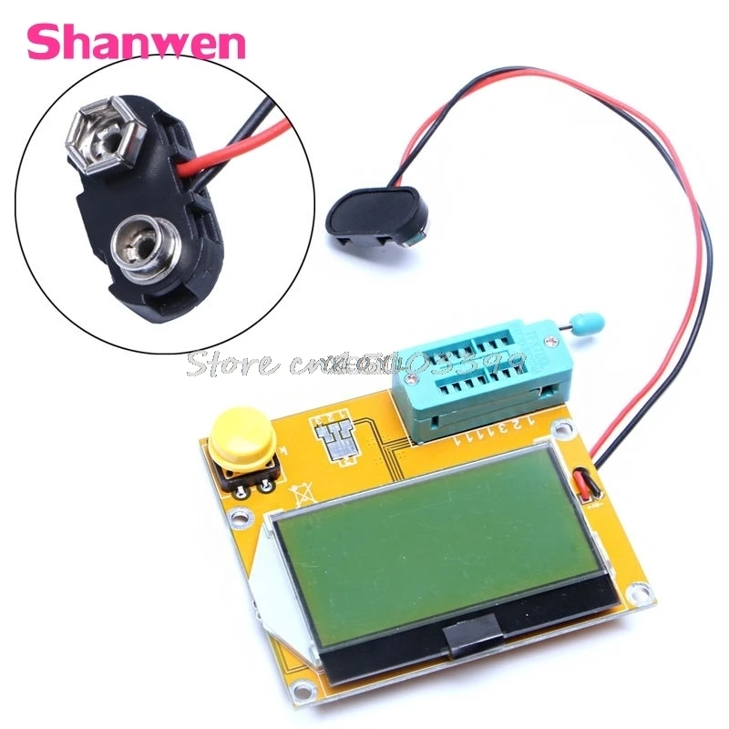 

LCR-T4 ESR Meter Transistor Tester Diode Triode Capacitance SCR Inductance New M12 dropship