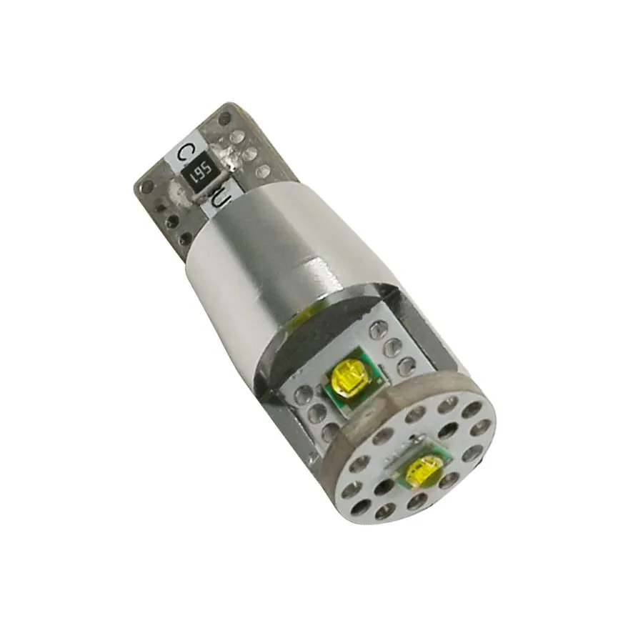 Светодиодный чип T10 W5W Cree белая фотовспышка без ошибок светодиодный шенная