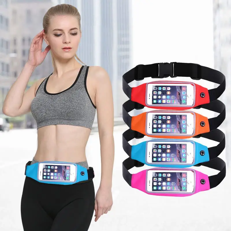 

Waterproof Sport Gym Waist Wallet Case For iPhone 6 6S 4.7 Directly Touch Gym For Samsung Galaxy S6 S7 Xiaomi Bag Outdoor