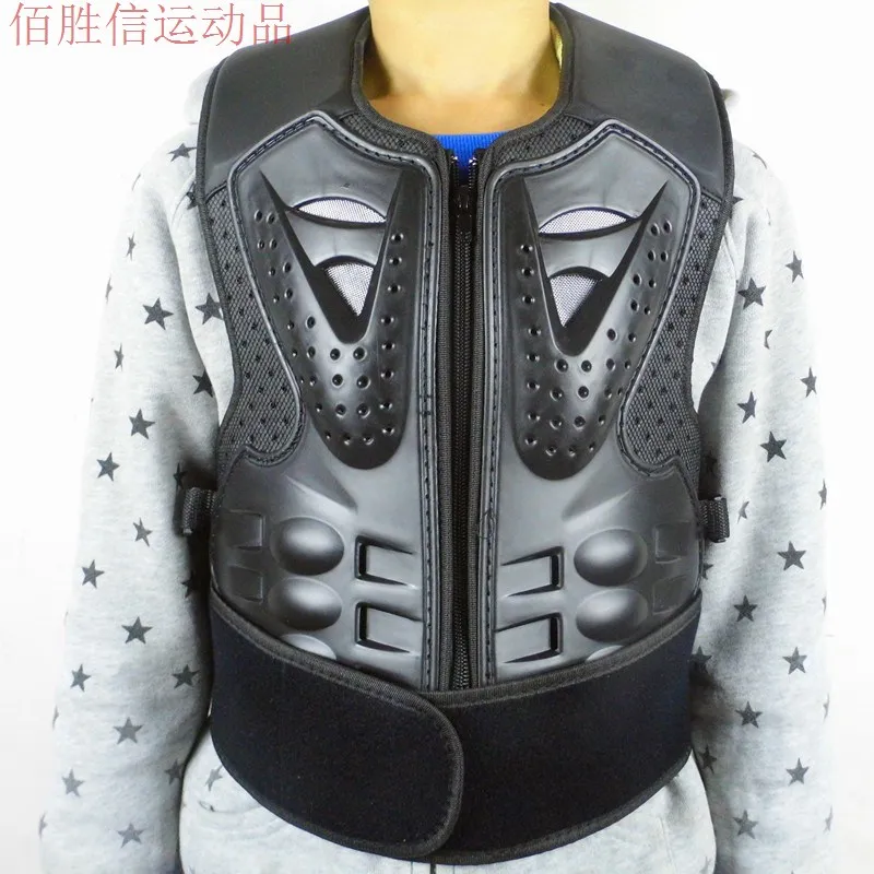 

free shipping Bsx009 flanchard ride armor clothing skiing vest breast pad back support vest child kneepad elbow