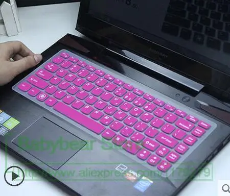 Защита для клавиатуры ноутбука кожного покрова для lenovo IdeaPad 100S-14 U41 U41-70 S41 S41-70 S41-75 M41 M41-80 Z41 - Цвет: rose