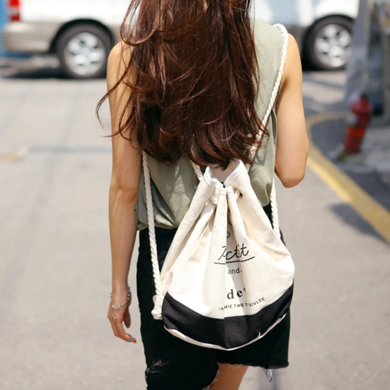 Autumn Winter Student Bag Fashion Backpack Canvas Patchwork Women Lightweight Bookbags Middle High School Bag for Teenage Girls bookbags-for-girls