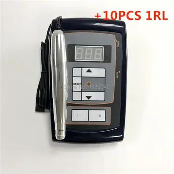 

Permanent Tattoo Machine Kits Digital Permanent Makeup machine Eyebrow&Lip Pen LCD Power Supply 1RL needles