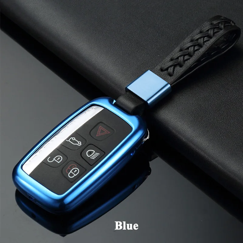 1pc FUWAYDA Aluminum Alloy Car Key Case Cover with Belt Key Shell