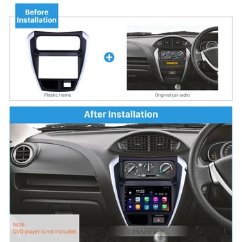 

Harfey 2Din Radio Installation kit for 2014 SUZUKI ALTO 800 Car Radio Fascia Audio Player Panel Frame Auto Stereo ABS Plastic