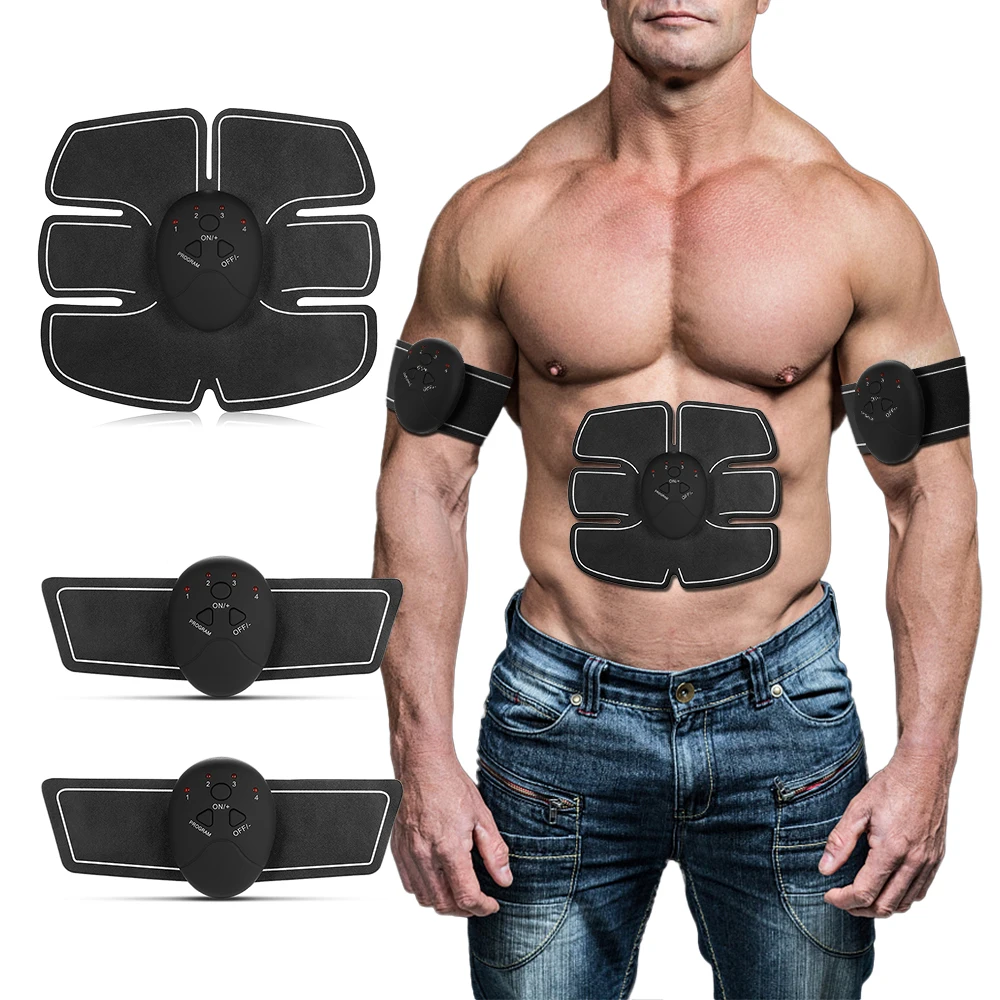 Тренажер брюшной мышцы ремень мужские тренажер фитнес-средство для похудения Электрический Смарт-массажер для мышечного стимулятора