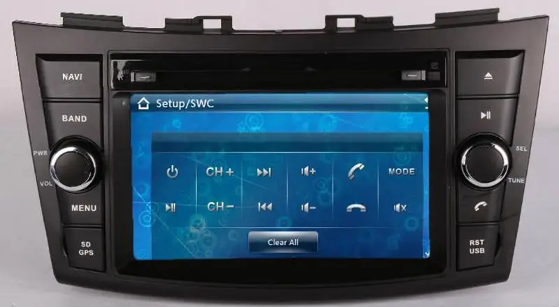 Clearance 7" Car DVD player with GPS(optional),audio Radio stereo,USB/SD,AUX,BT/TV,car multimedia headunit for SUZUKI SWIFT 2011 2012 5