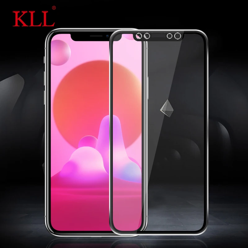 

3D Titanium Aluminum Alloy Edge Full Coverage for iPhone 6 6S 7 Plus Screen Protector Film for iPhone 8 Plus X Protective Glass