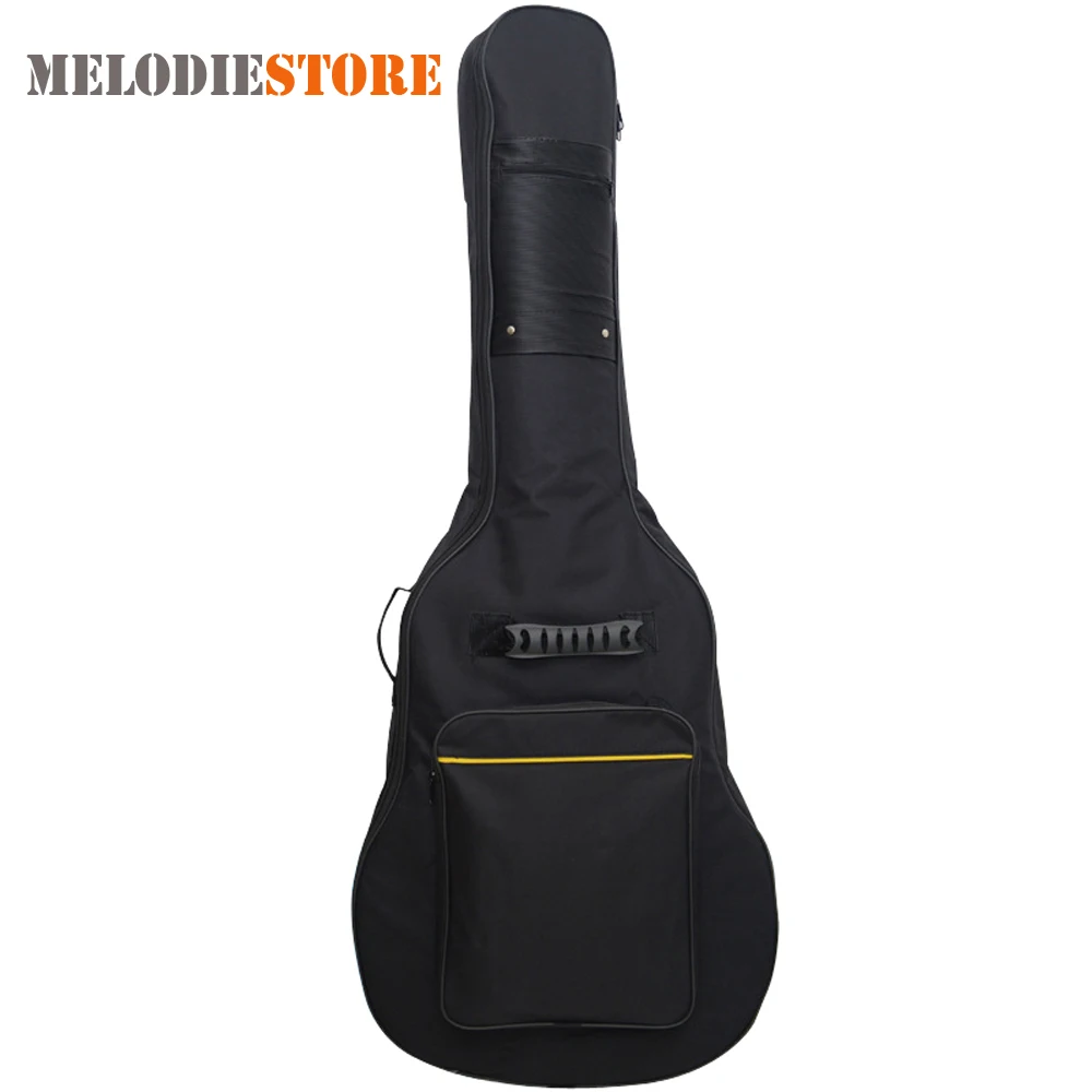 melhor Saco de Guitarra à prova d água Almofada de Algodão Espessamento Mochila Alças Duplas Soft Case para 40 41 Polegada de Guitarra Gig Bag