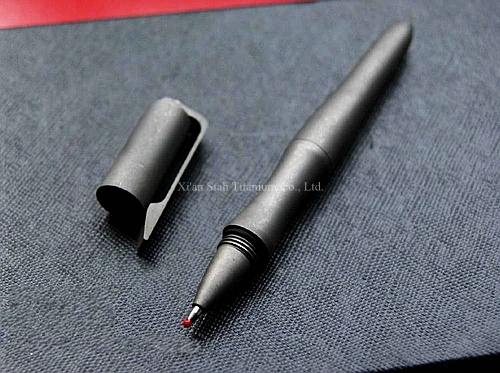 Титановая TC4 120 мм длинная роликовая шариковая ручка, сексуальное тело, удобный захват, ощущение анодированного/вымытого камня/полированной/пламенной поверхности