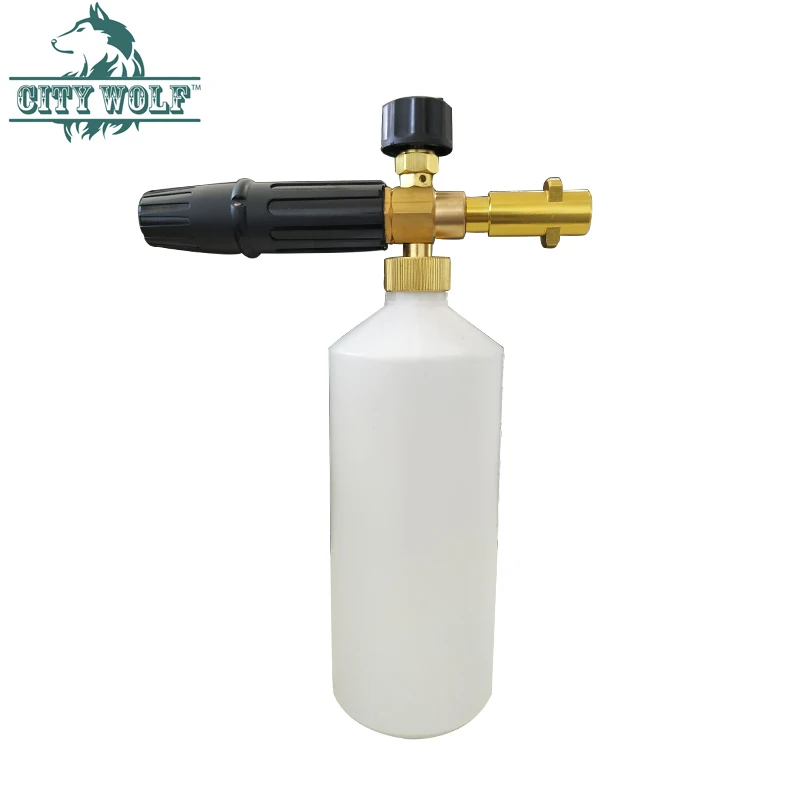 

City Wolf car washer snow foam lance soap bottle foam nozzle for Karcher K series high pressure washer