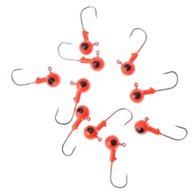 Новые 10 шт. 5 г свинцовые круглые рыболовные крючки свинцовые Круглые головки Джиги рыболовные крючки инструмент