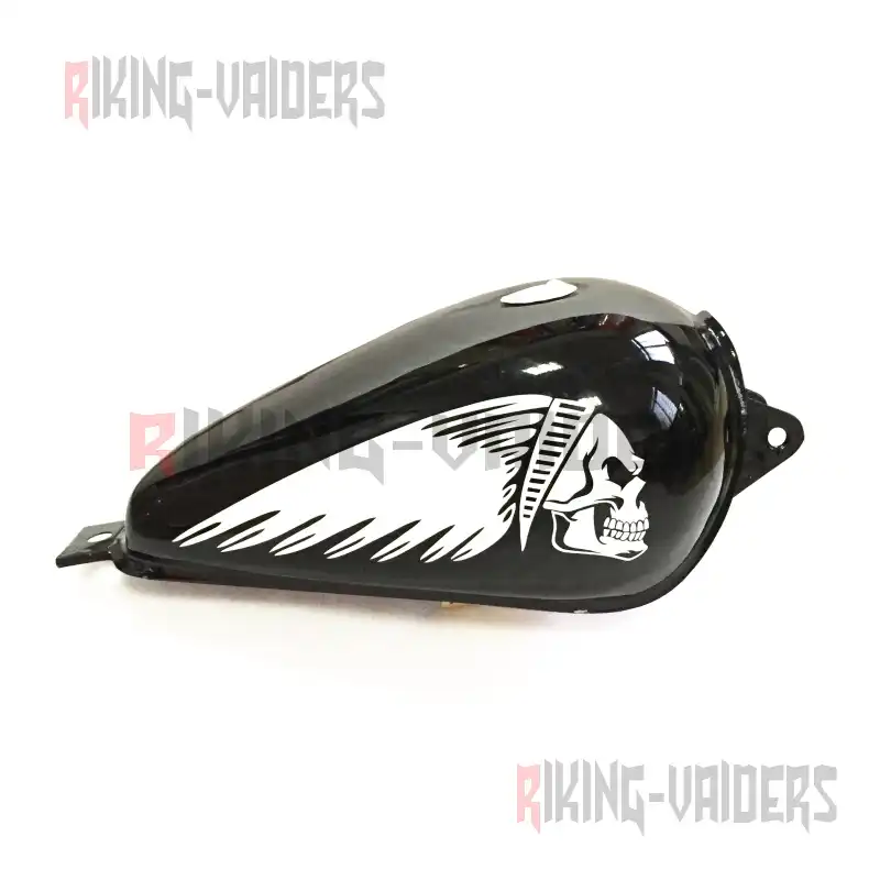 2 x Indian style Motorcycle Chopper gas Tank Decal Scout Chief various colours